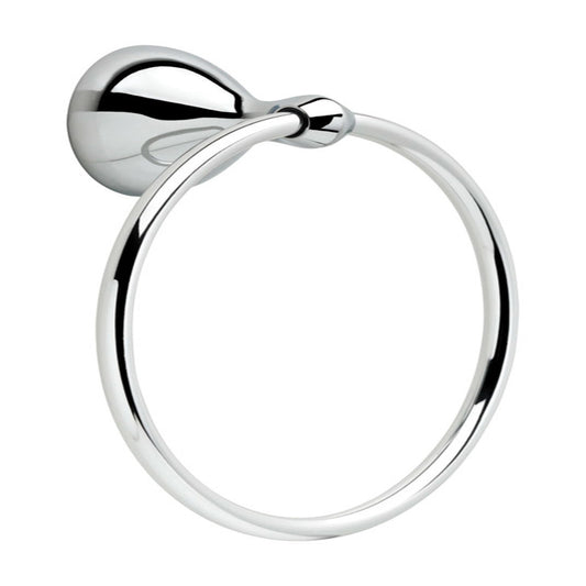 Delta Foundations Chrome Silver Towel Ring Die Cast Zinc