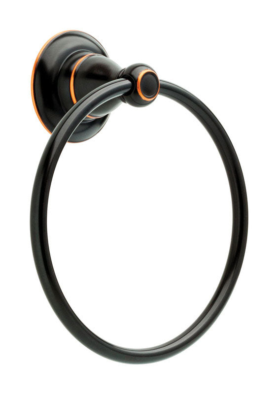 Delta Porter Oil Rubbed Bronze Towel Ring Die Cast Zinc