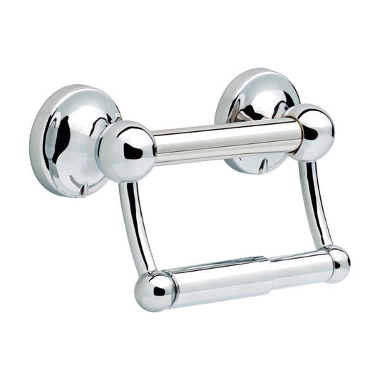 Delta 5 in. L Polished Chrome Stainless Steel Toilet Paper Holder with Assist Bar