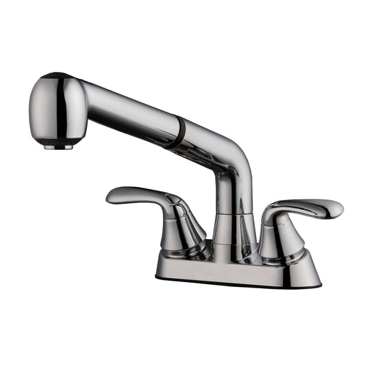 Home Plus Two Handle Chrome Laundry Faucet