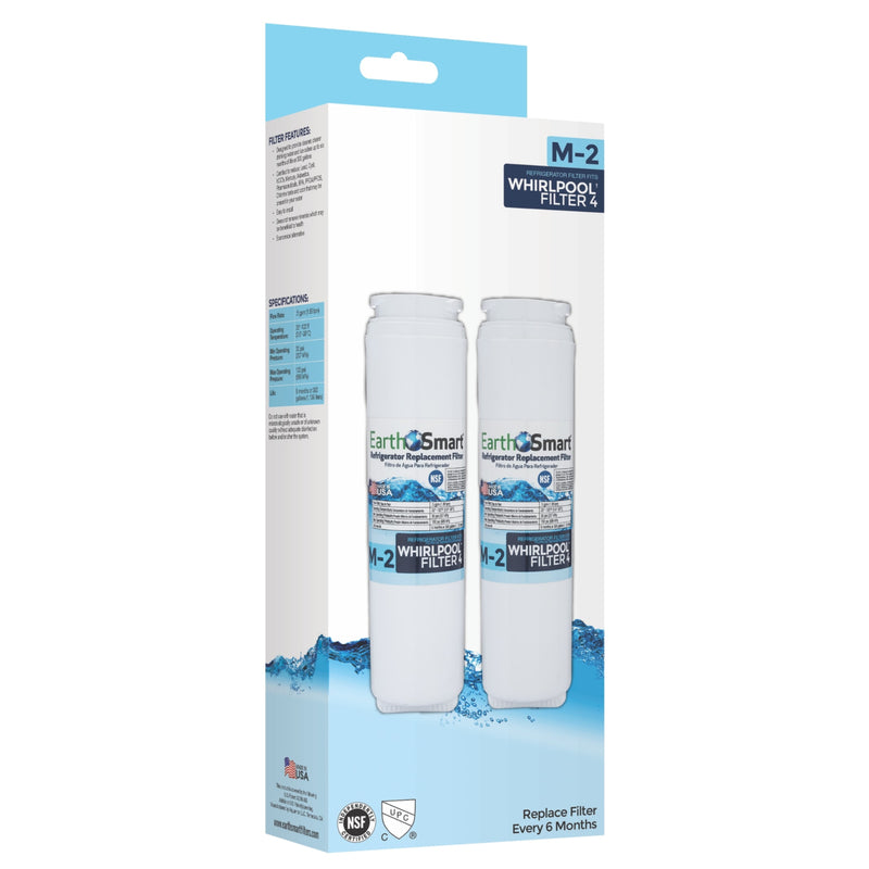 EarthSmart M-2 Refrigerator Replacement Filter For Whirlpool Filter 4