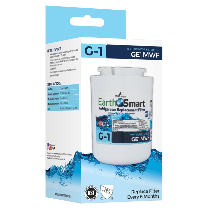 EarthSmart G-1 Refrigerator Replacement Filter For GE MWF