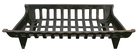 Open Hearth Black Cast Iron Fireplace Grate