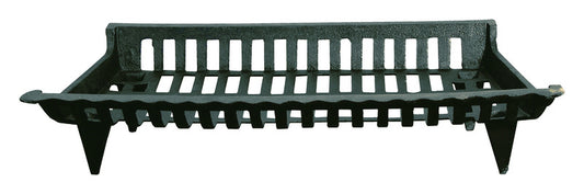 Open Hearth Black Cast Iron Fireplace Grate