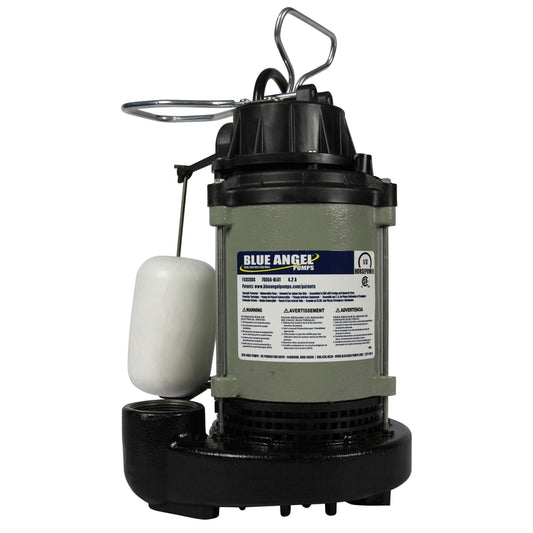 Wayne Blue Angel 1/3 HP 4,620 gph Cast Iron Vertical Float Switch AC Submersible Sump Pump