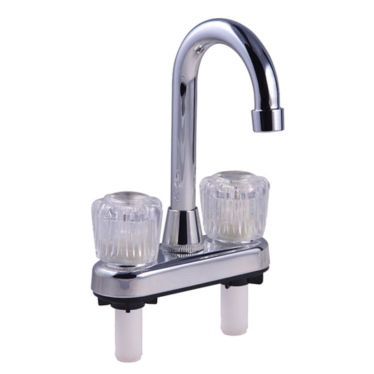 Home Plus Two Handle Chrome Bar Faucet