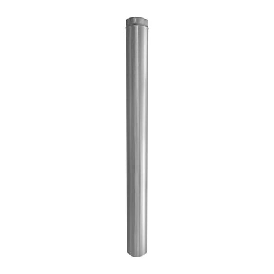 Imperial 5 in. D X 60 in. L Galvanized Steel Furnace Pipe