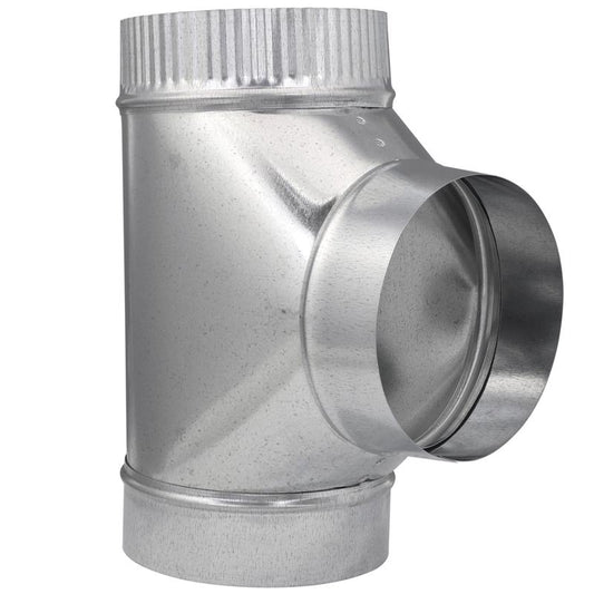 Imperial 5 in. X 5 in. X 5 in. Galvanized Steel Furnace Pipe Tee