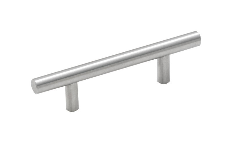 Amerock Bar Cabinet Pull 3 in. Sterling Nickel 5 pk