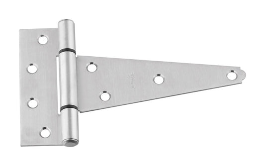 National Hardware 6 in. L Silver Stainless Steel Heavy Duty T Hinge 1 pk