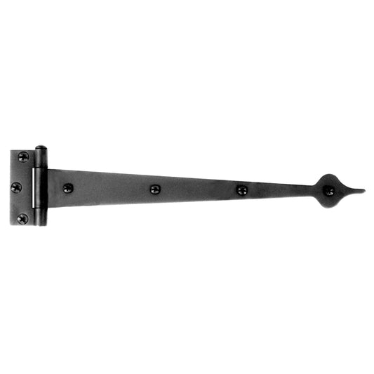 Acorn 17.75 in. L Black Strap Hinge