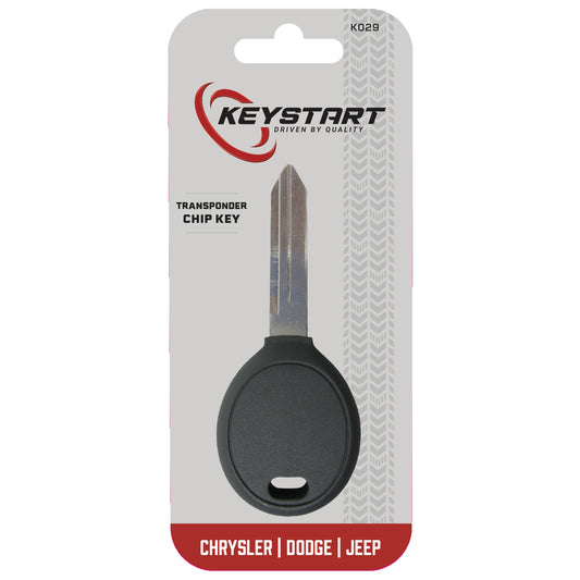 KeyStart Transponder Key Automotive Chipkey Y164PT Double For Mopar