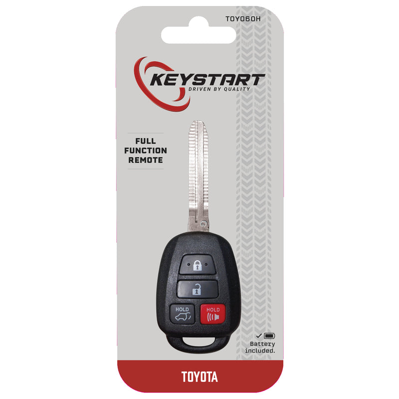 KeyStart Renewal KitAdvanced Remote Automotive Replacement Key TOY060H Double For Toyota