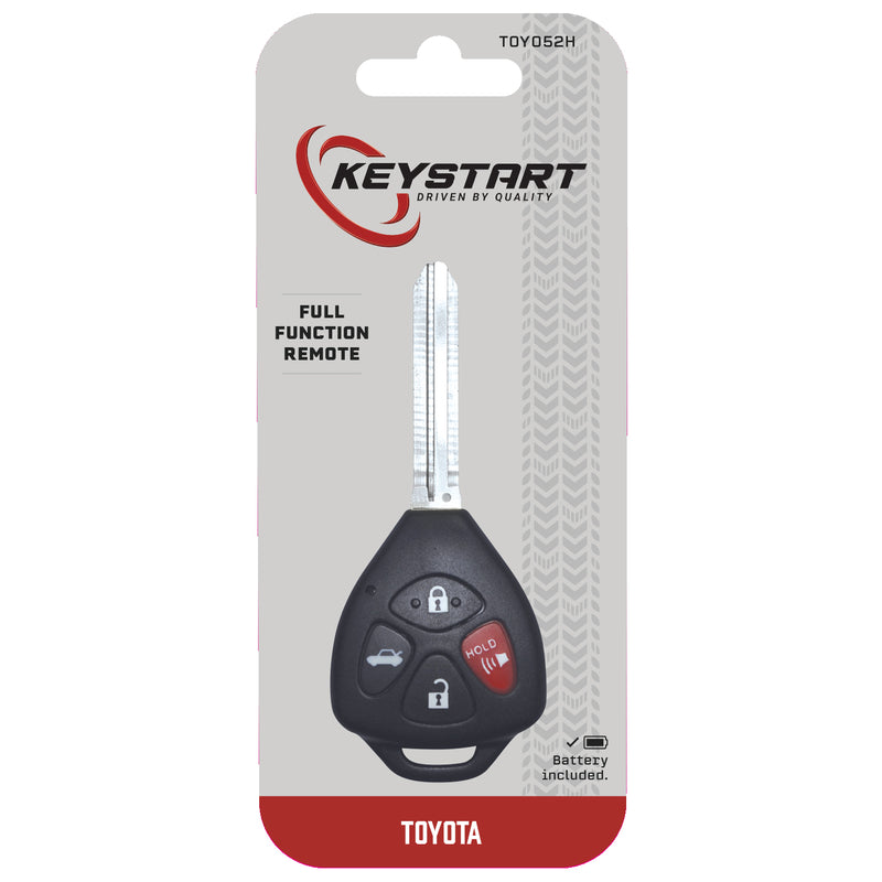 KeyStart Renewal KitAdvanced Remote Automotive Replacement Key TOY052H Double For Toyota