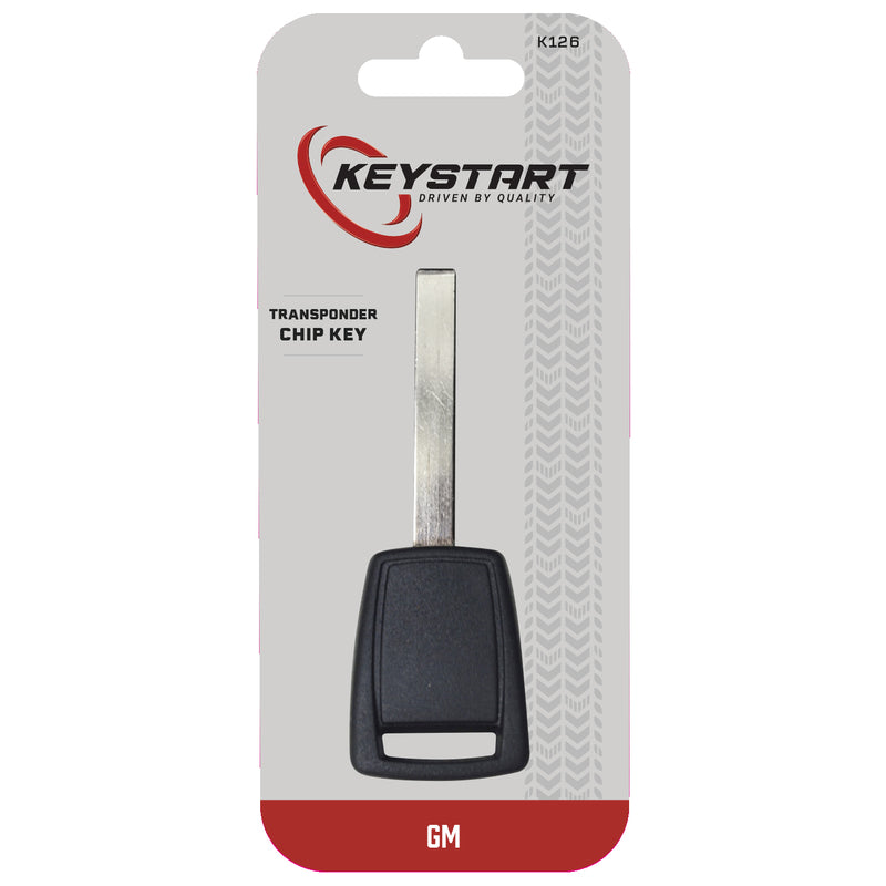 KeyStart Transponder Key Automotive Chipkey B119PT Double For GM