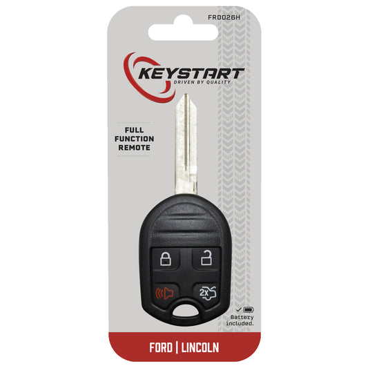 KeyStart Renewal KitAdvanced Remote Automotive Replacement Key FRD026H Double For Ford