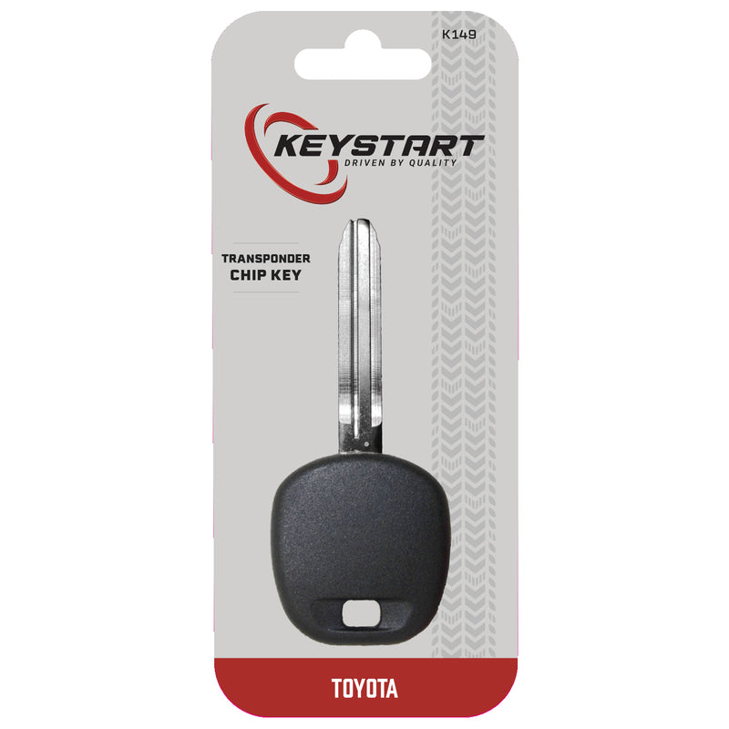 KeyStart Transponder Key Automotive Chipkey TOY44DPT Double For Toyota