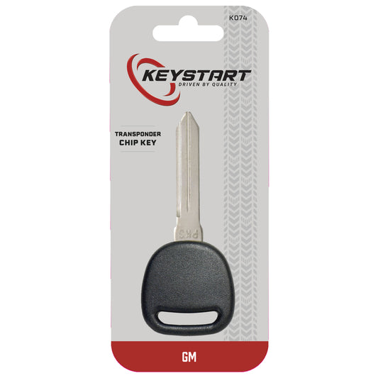 KeyStart Transponder Key Automotive Chipkey B112-PT Double For GM