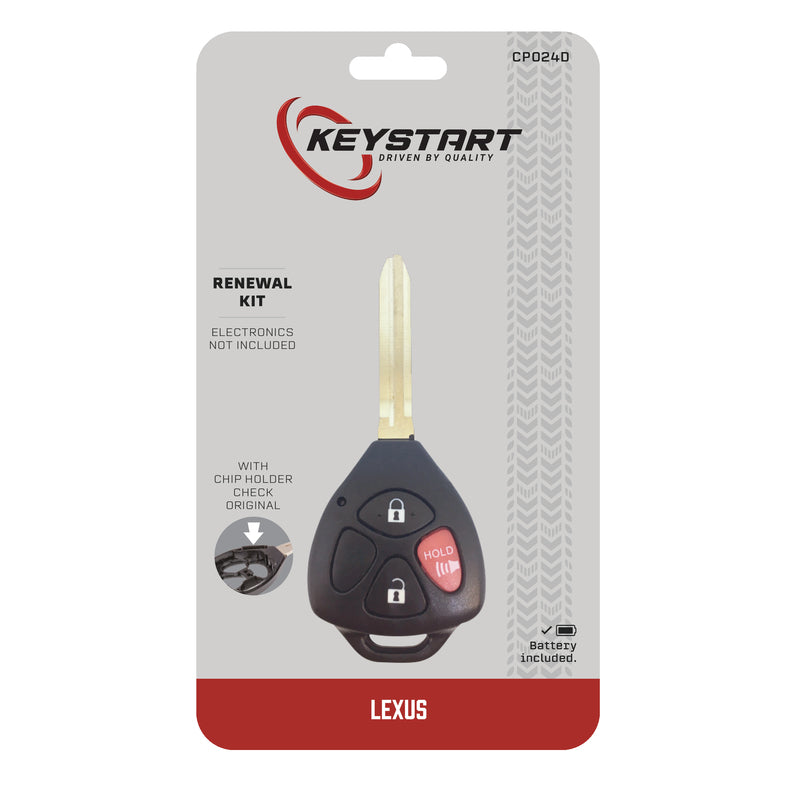 HILLMAN Renewal KitAdvanced Remote Automotive Replacement Key CP024 Double For Toyota