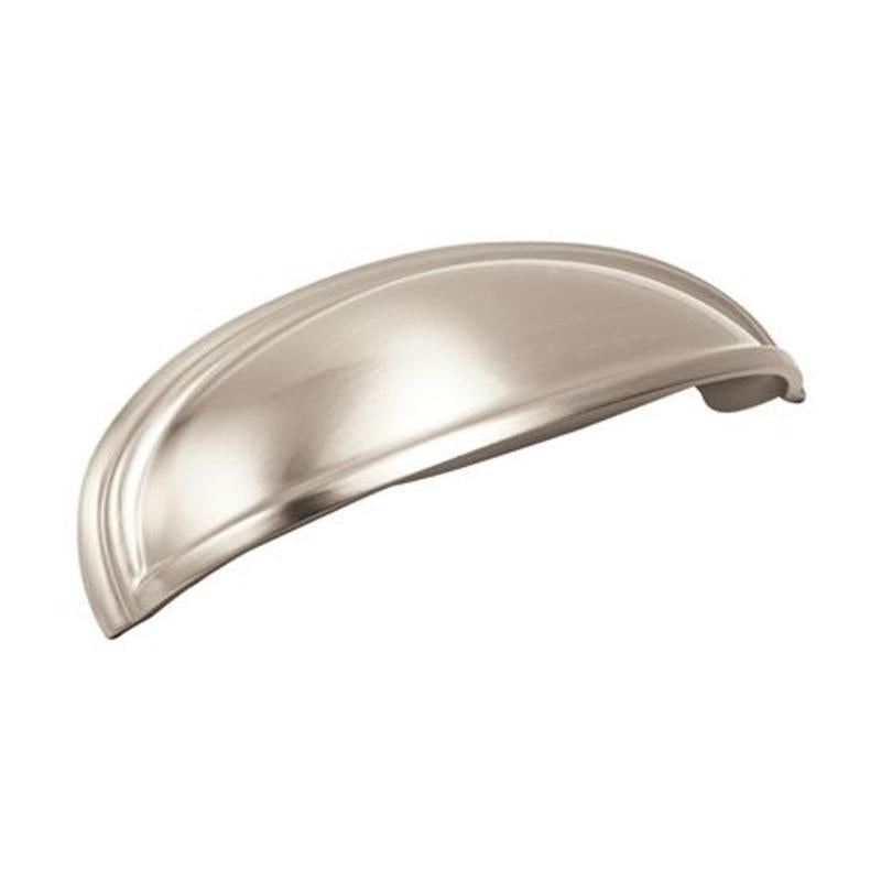 Amerock Ashby Collection Cabinet Pull Cup Satin Nickel 1 pk