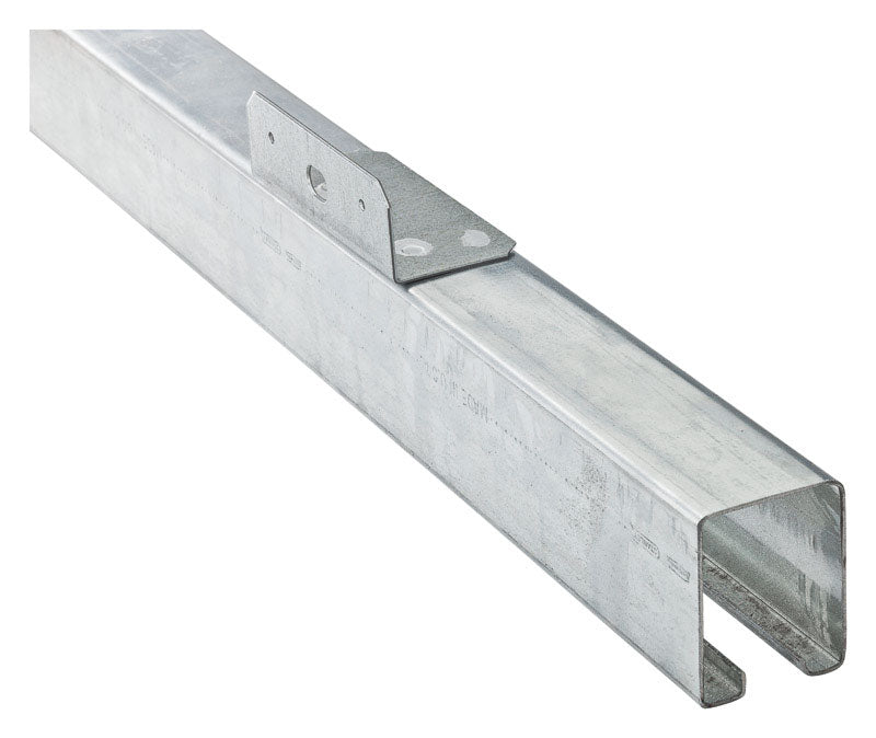 National Hardware Galvanized Silver Steel Face Mount Box Rail 1 pk