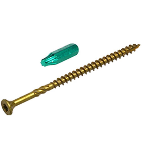 GRK Fasteners R4 No. 9 X 3-1/8 in. L Star Coated W-Cut Multi-Purpose Screws 720 pk