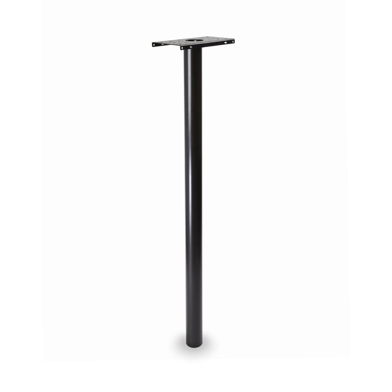 Architectural Mailboxes Pacifica 53.5 in. Powder Coated Black Galvanized Steel Mailbox Post