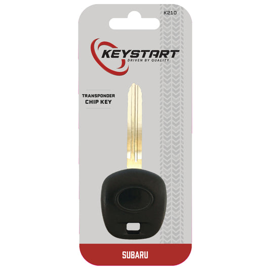 KeyStart Transponder Key Automotive Replacement Key K210 Single For Subaru