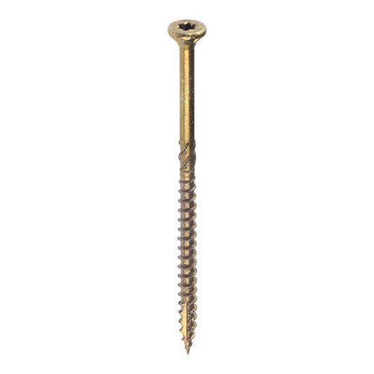 GRK Fasteners R4 No. 10 in. X 3-1/8 in. L Star Flat Head Self Tapping Multi-Purpose Screws