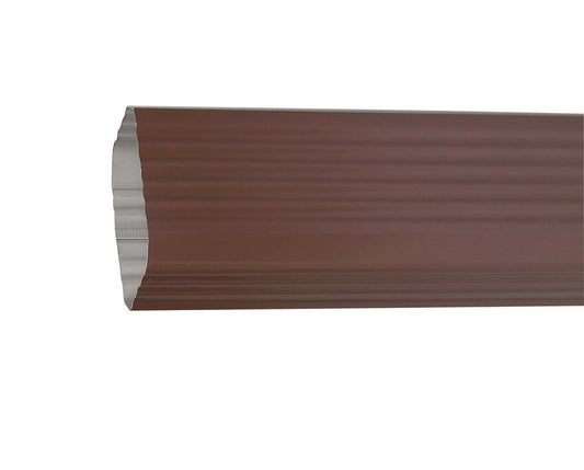 Amerimax 3 in. H X 4 in. W X 120 in. L Brown Aluminum K Downspout