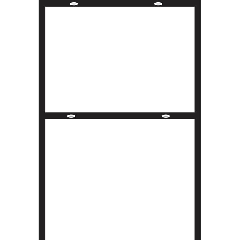 HILLMAN Black Blank Sign Frame 24 in. H X 18 in. W