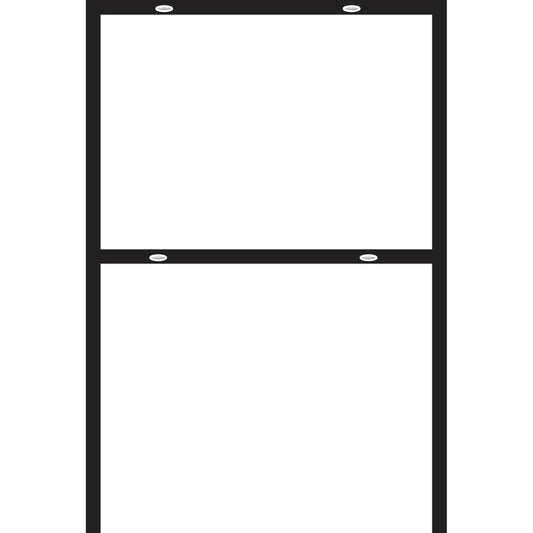 HILLMAN Black Blank Sign Frame 24 in. H X 18 in. W