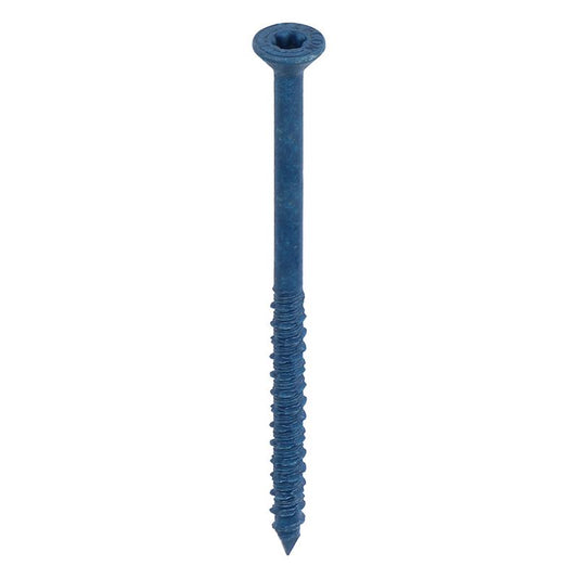 Tapcon 1/4 in. in. X 4 in. L Star Flat Head High/Low Concrete Screws