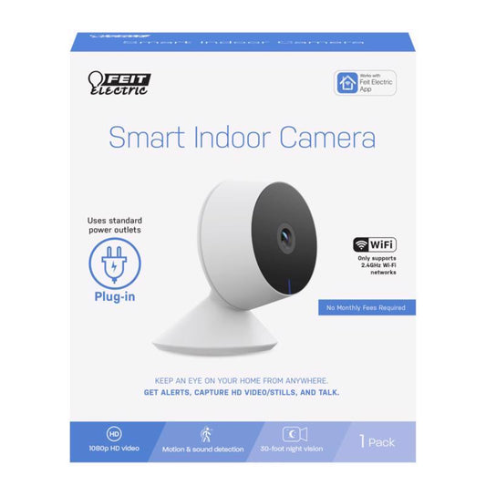 Feit Smart Home Plug-in Indoor Smart-Enabled Security Camera