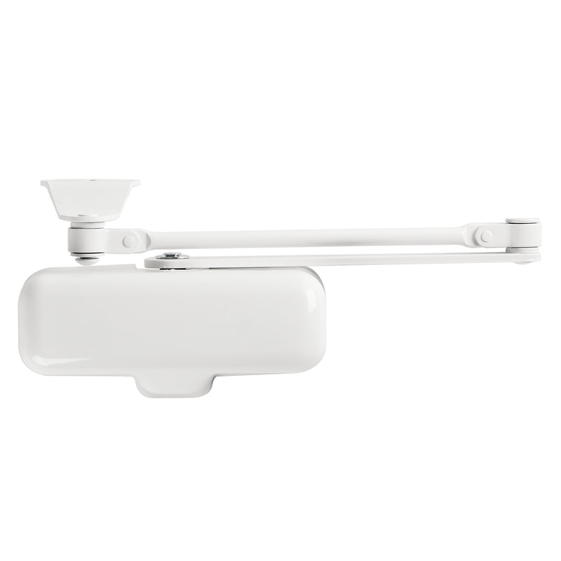 Brinks Residental White Steel Hydraulic Adjustable Door Closer