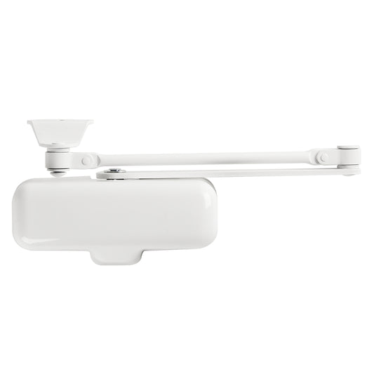 Brinks Residental White Steel Hydraulic Adjustable Door Closer