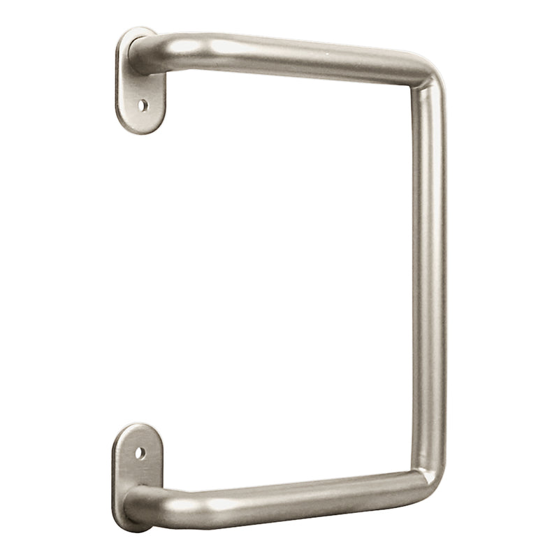 National Hardware Troy Satin Nickel Silver Steel Pull Handle 1 pc