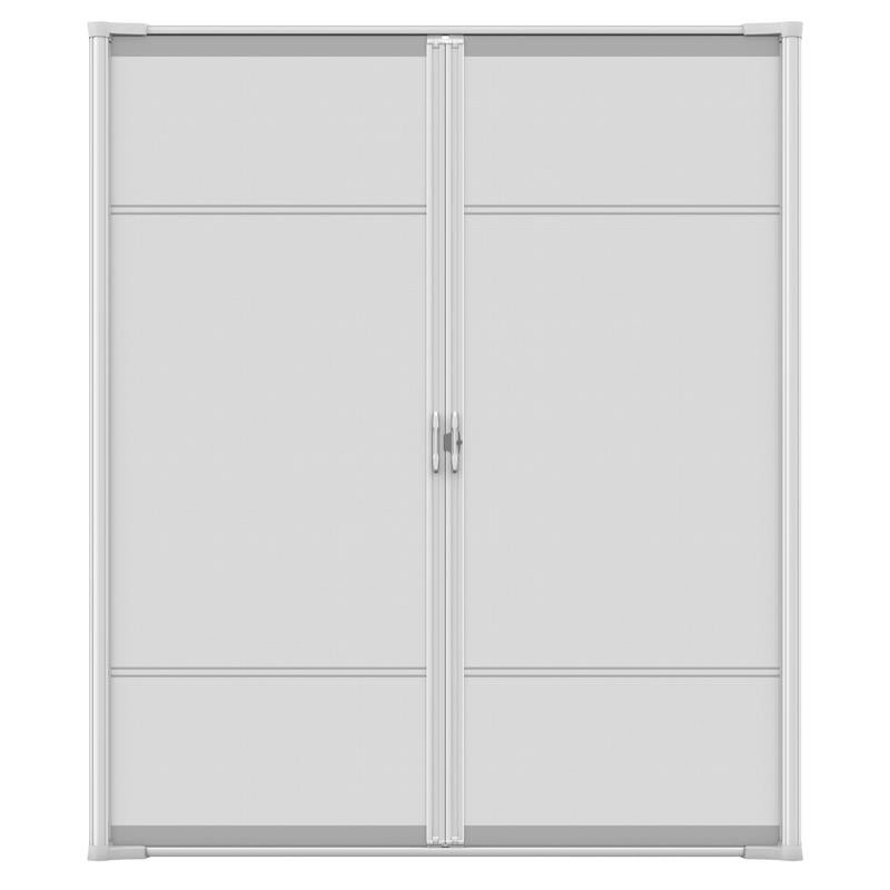 Larson Brisa 80 in. H X 72 in. W White Aluminum Screen Door