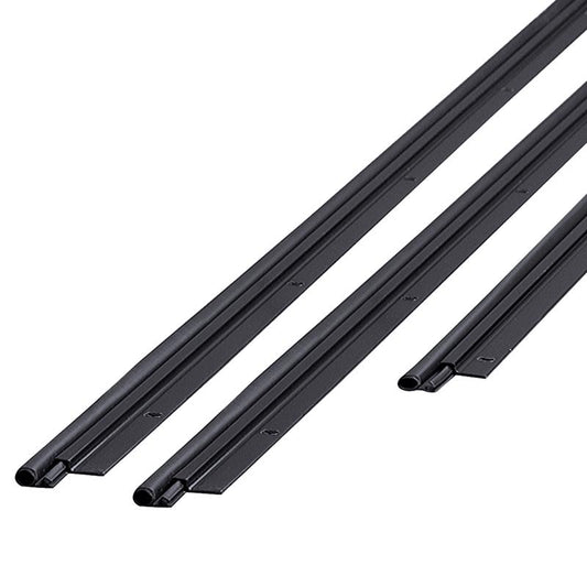 M-D Building Products Black Aluminum/Vinyl Seal For Doors 84 in. L X 1.13 in.