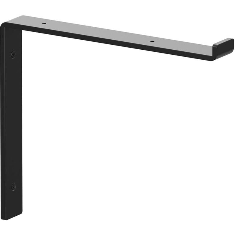 Knape & Vogt Black Steel Shelf Bracket 12 in. L 75 lb