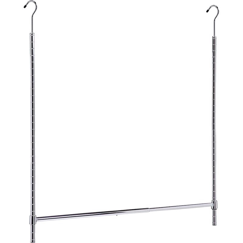 Honey-Can-Do 37 in. L Adjustable Chrome Metal Closet Rod