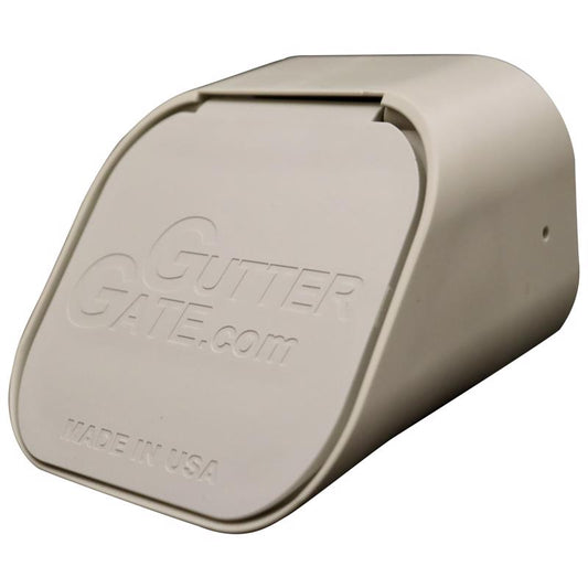 GutterGate 2 in. H X 2 in. W X 3 in. L White Plastic Rectangular Downspout Adapter