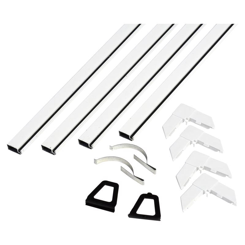 Phifer Gloss White Aluminum Screen Frame Kit 1 pk