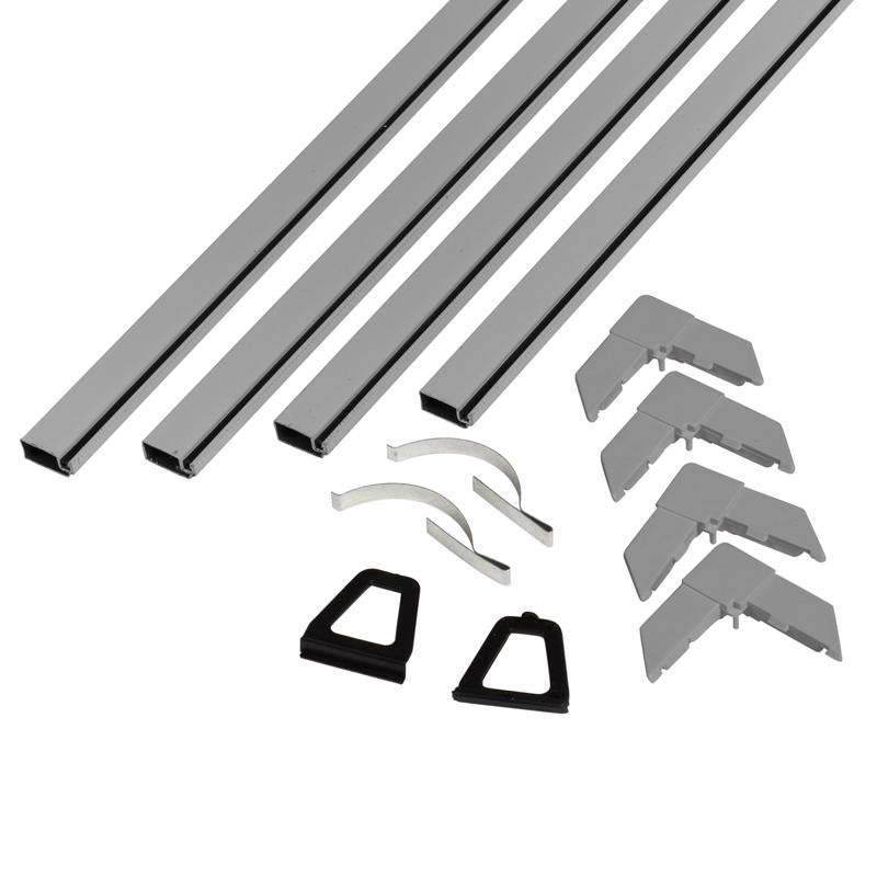 Phifer Mill Gray Aluminum 5/16 in. W X 60 in. L Screen Frame Kit 1 pk