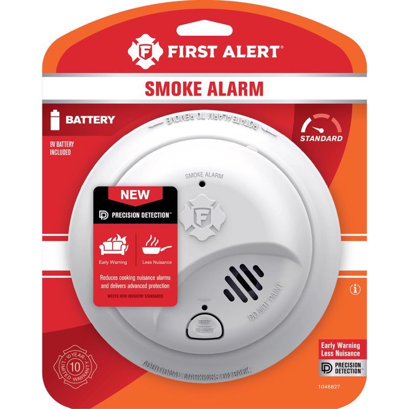 First Alert Battery-Powered Ionization Smoke Detector 1 pk