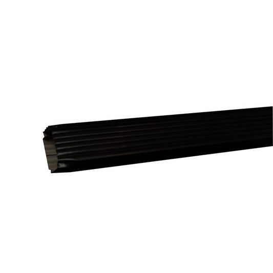 Amerimax 2 in. H X 3 in. W X 10 ft. L Black Aluminum K Downspout