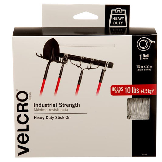 VELCRO Brand Industrial Strength Large Nylon Hook and Loop Fastener 180 in. L 1 pk