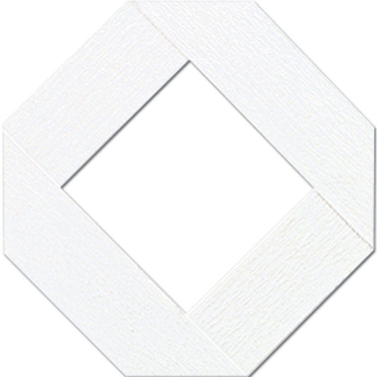 Grid Axcents 48 in. W X 8 ft. L White Plastic Lattice Panel