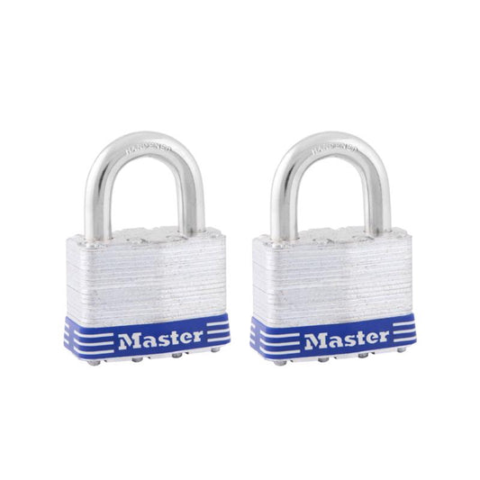 Master Lock 1-1/2 in. H X 7/8 in. W X 2 in. L Steel 4-Pin Cylinder Exterior Padlock