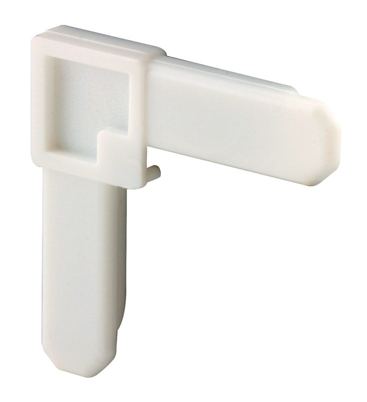 Prime-Line White Plastic 7/16 in. W X 3/4 in. L Screen Frame Corner 1 pk